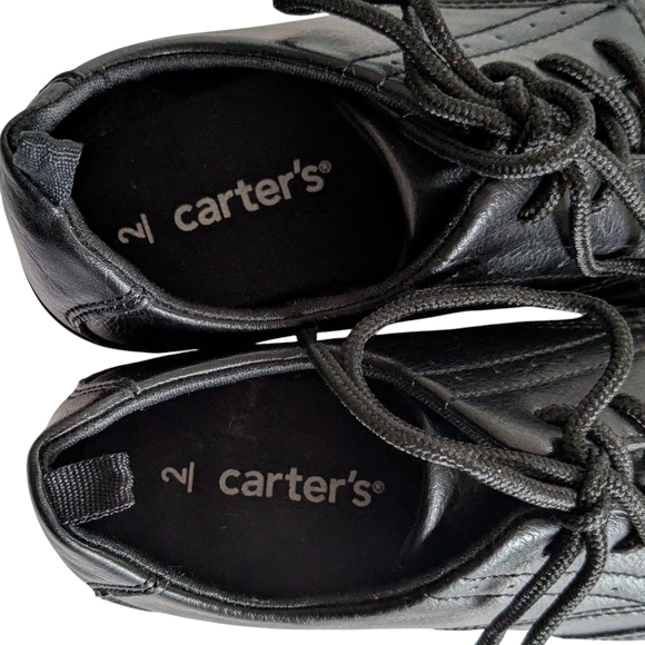 Carter's Boys Faux Leather Wing Tip Shoes Size 2 - Picture 6 of 8